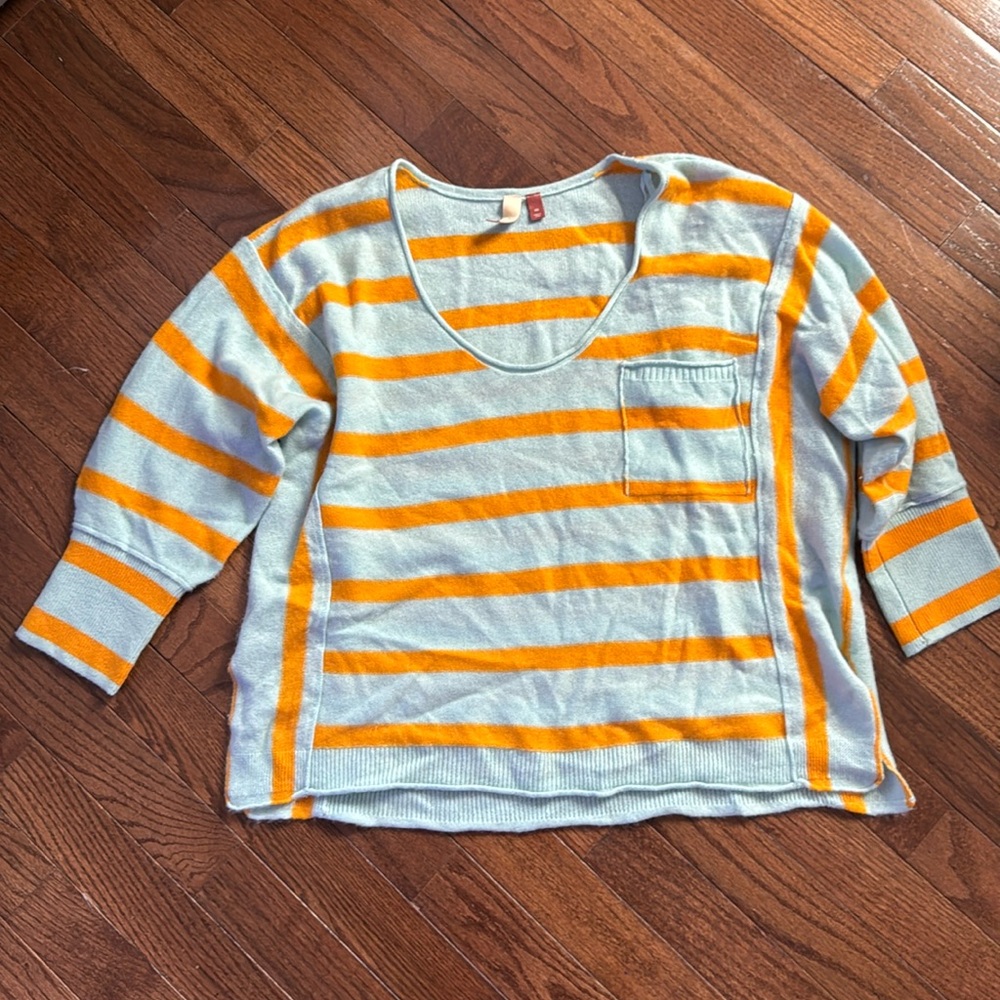 Anthropologie Pilcro Tie-Dye Cashmere Top